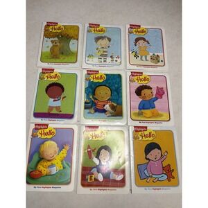Highlights Hello My First Highlights Magazine Lot of 9 Baby Toddler Board Books